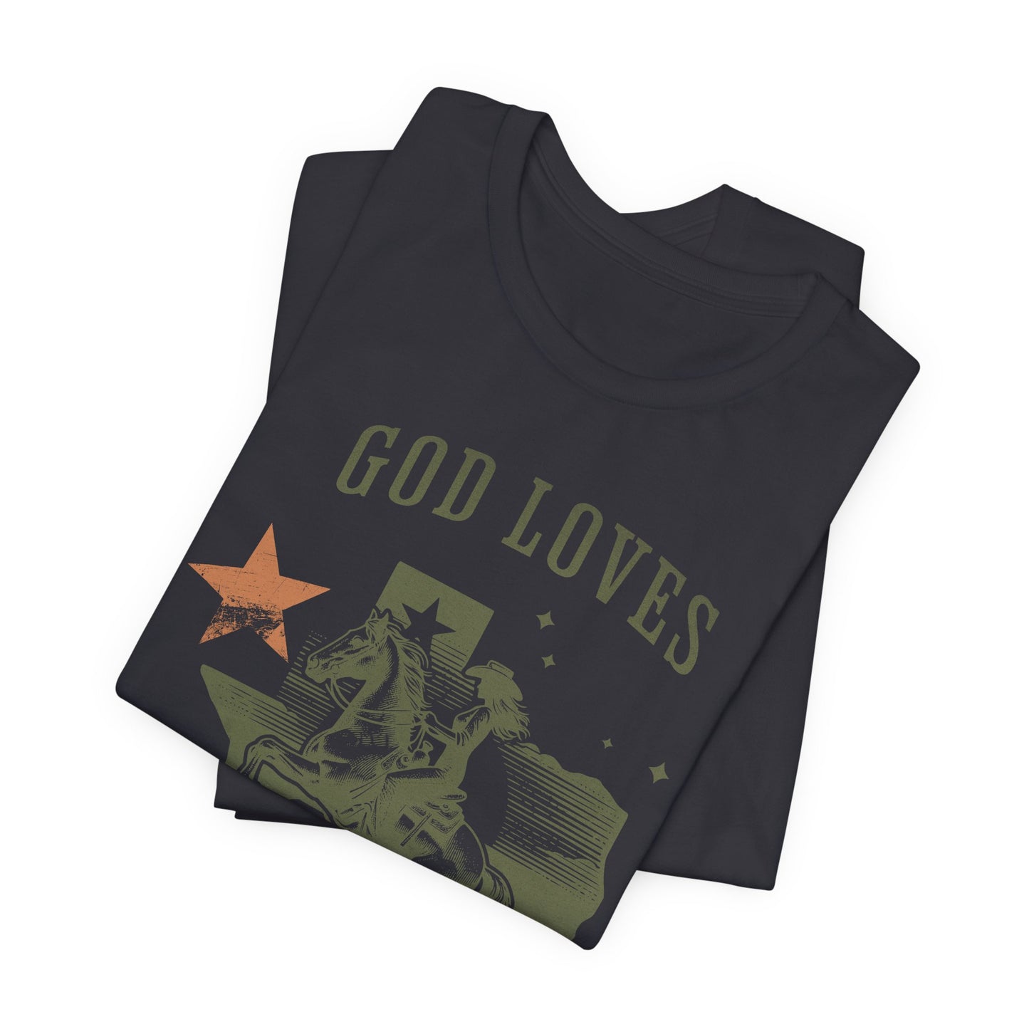 God Loves Country Girls Short Sleeve Tee