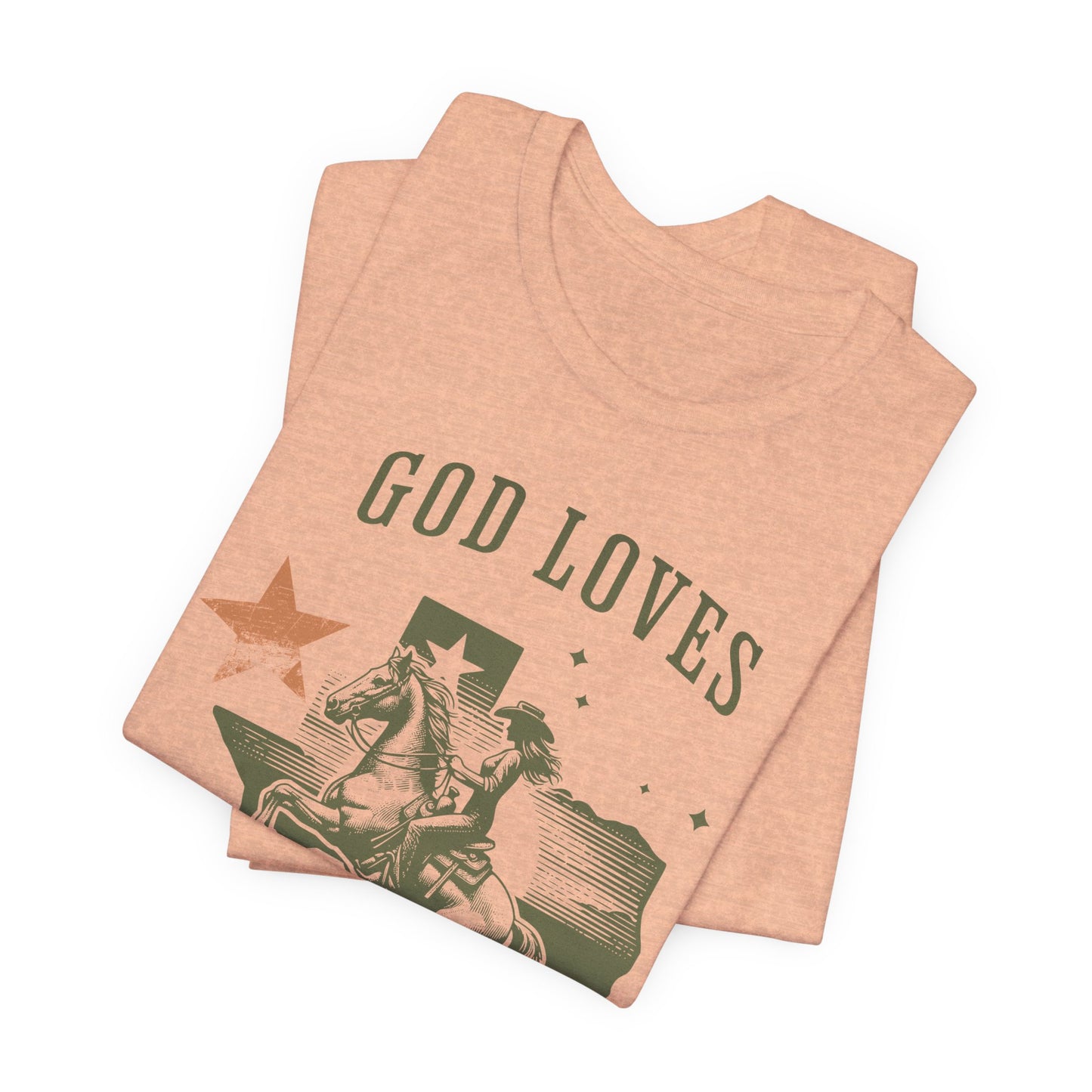 God Loves Country Girls Short Sleeve Tee