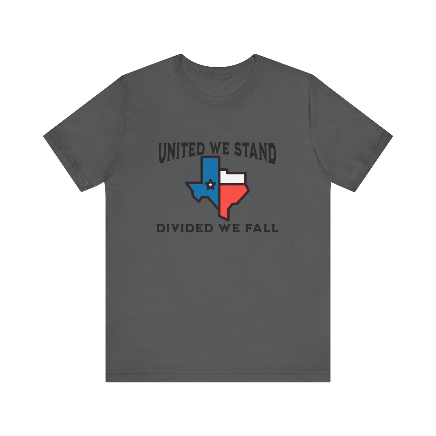 United we Stand Black Letter Short Sleeve Tee
