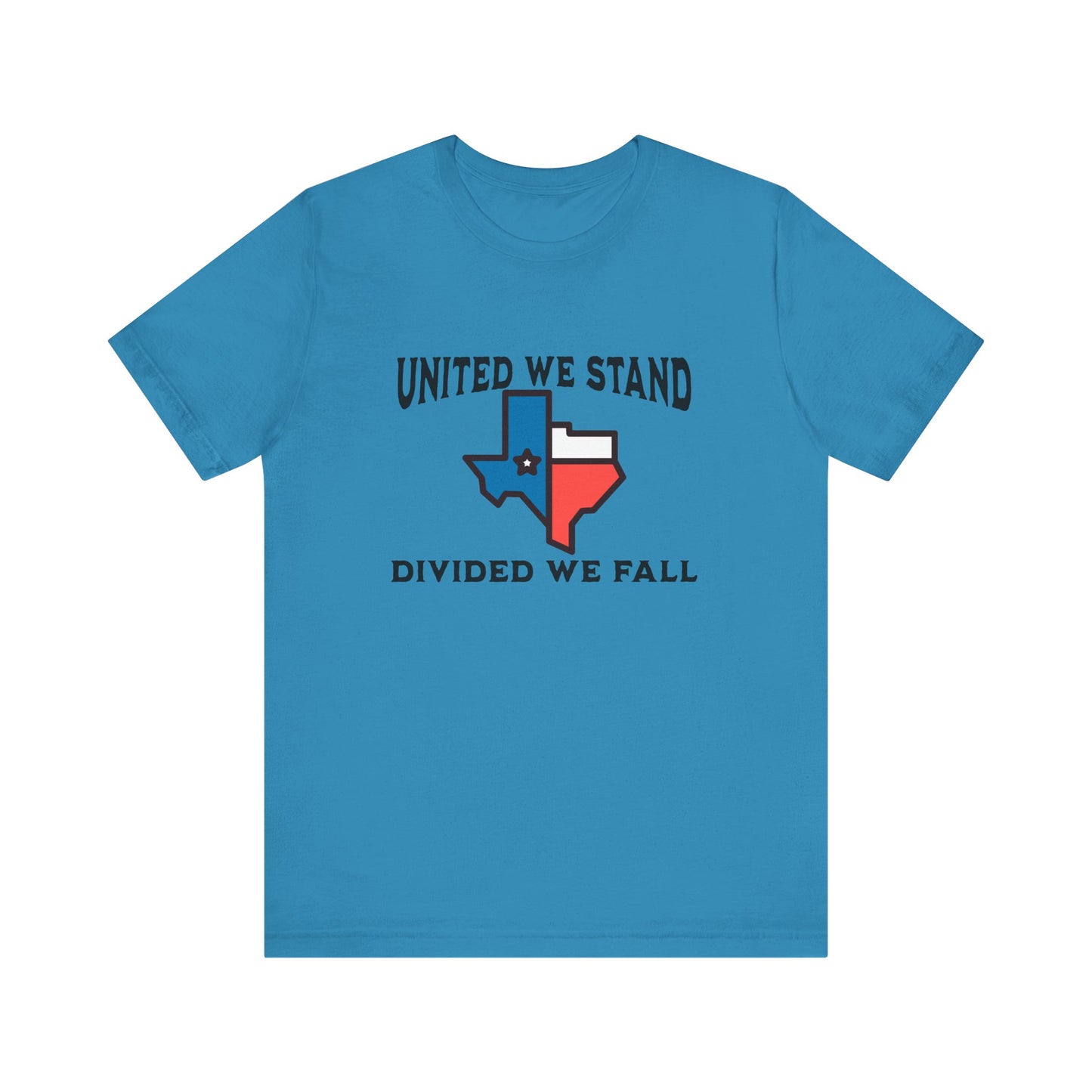 United we Stand Black Letter Short Sleeve Tee