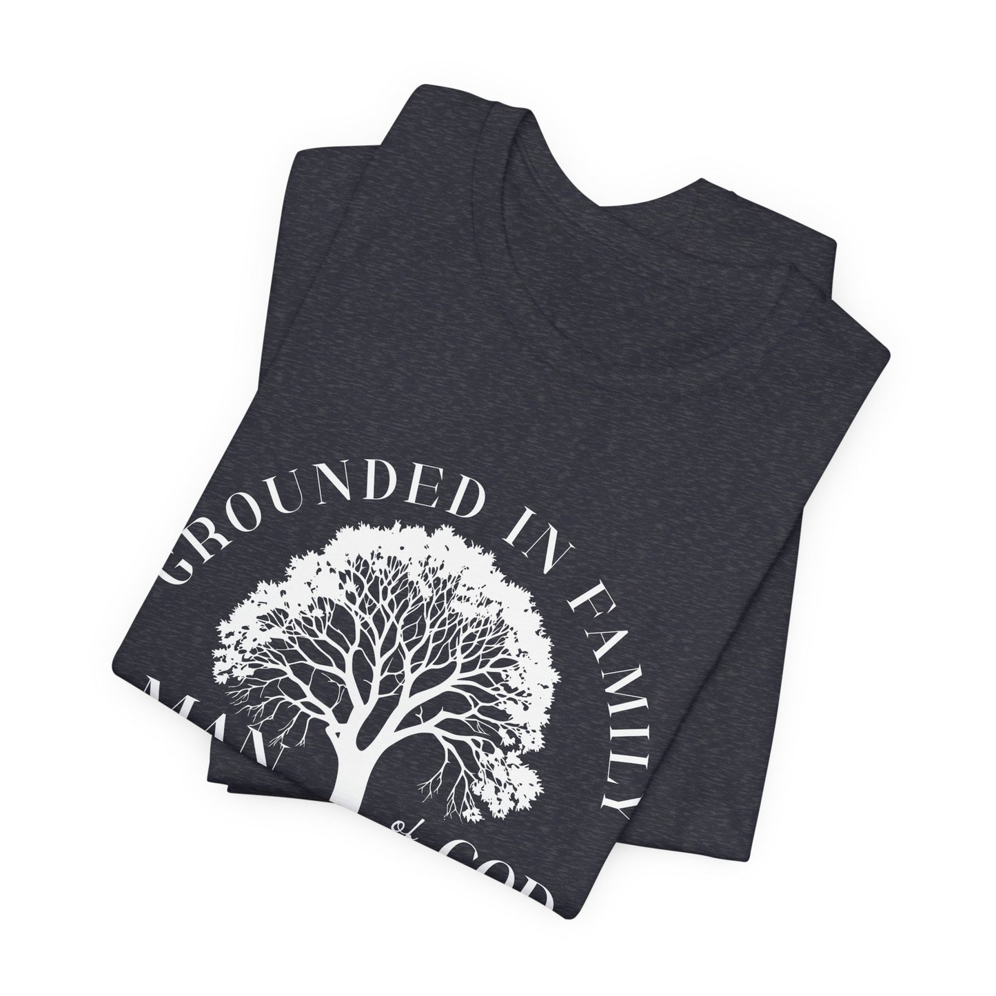 Man of God White Letter Short Sleeve Tee