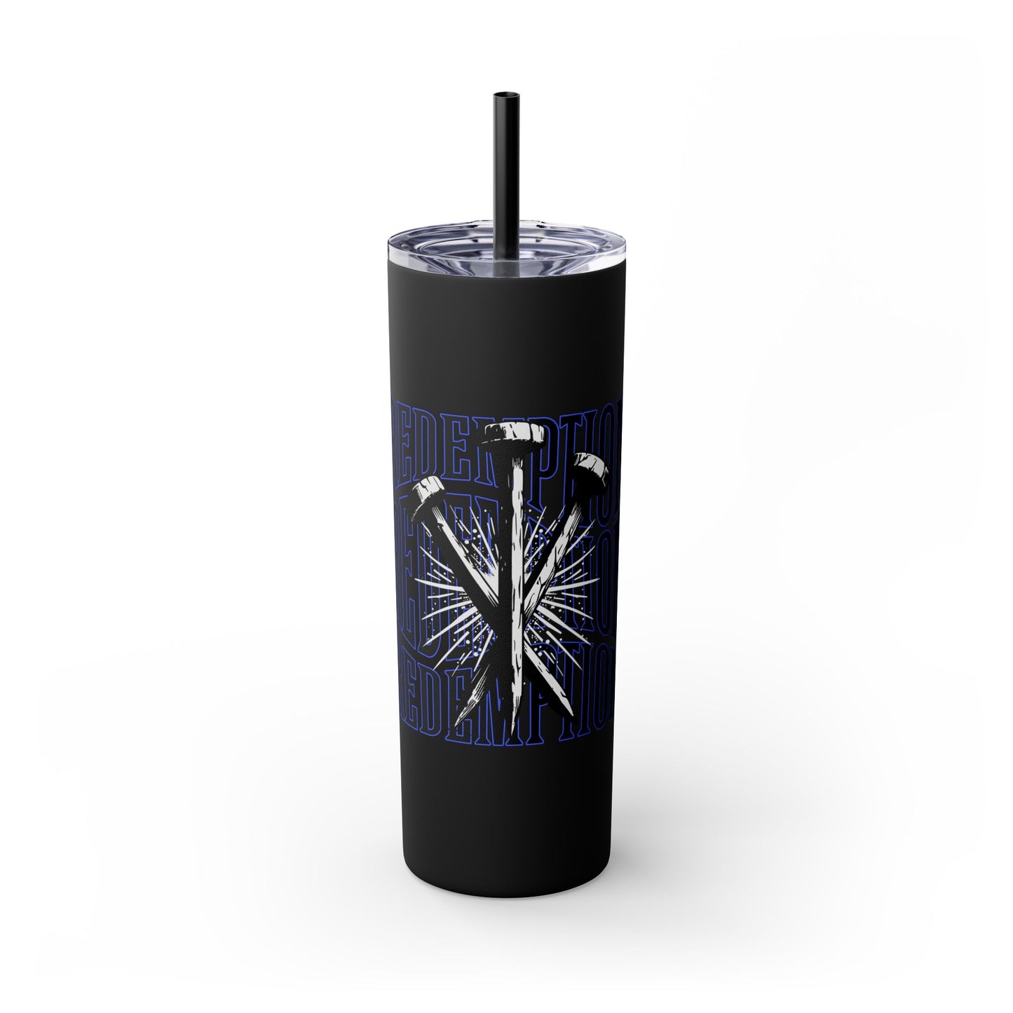 Redemption Skinny Tumbler with Straw, 20oz