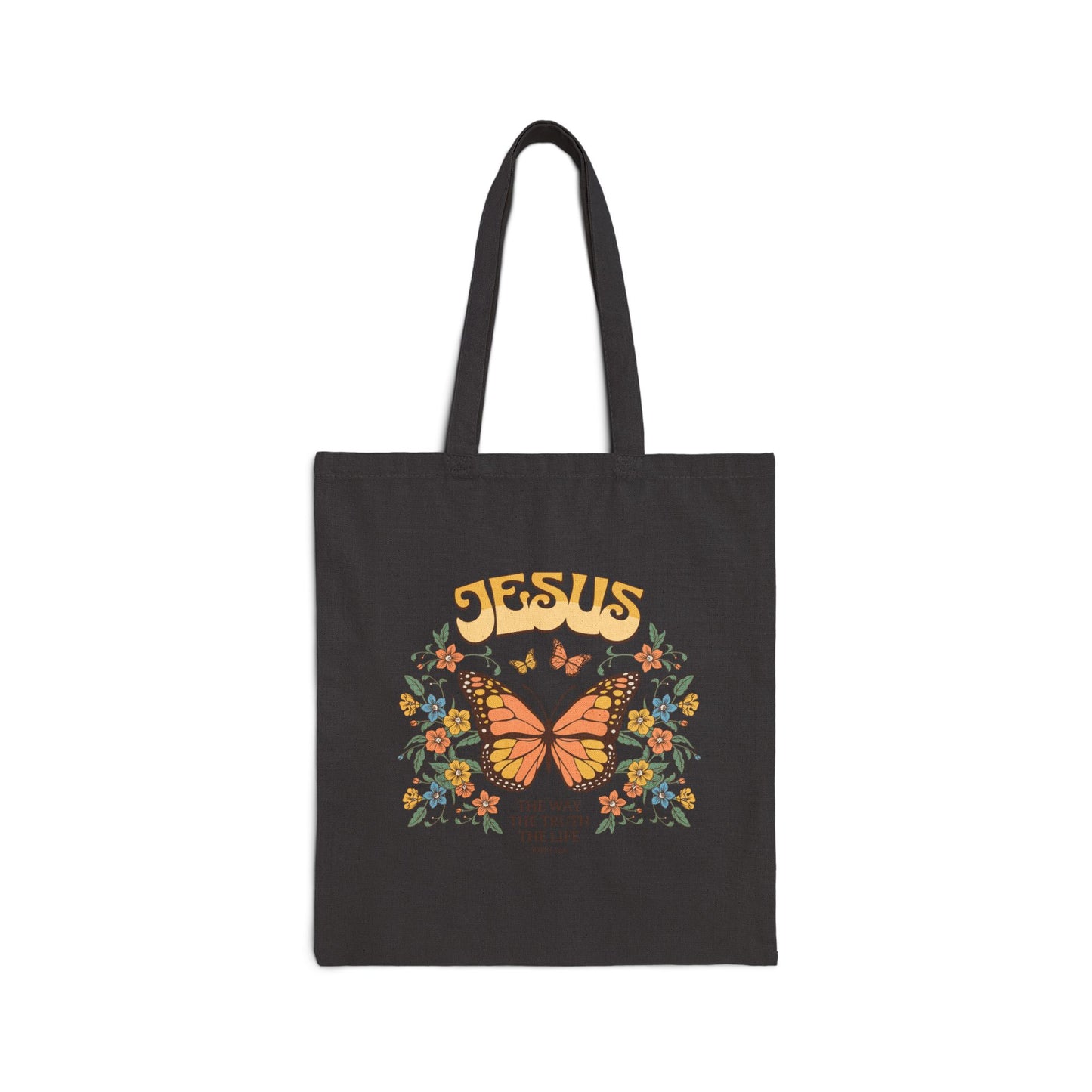 Jesus The Life Tote Cotton Canvas Tote Bag