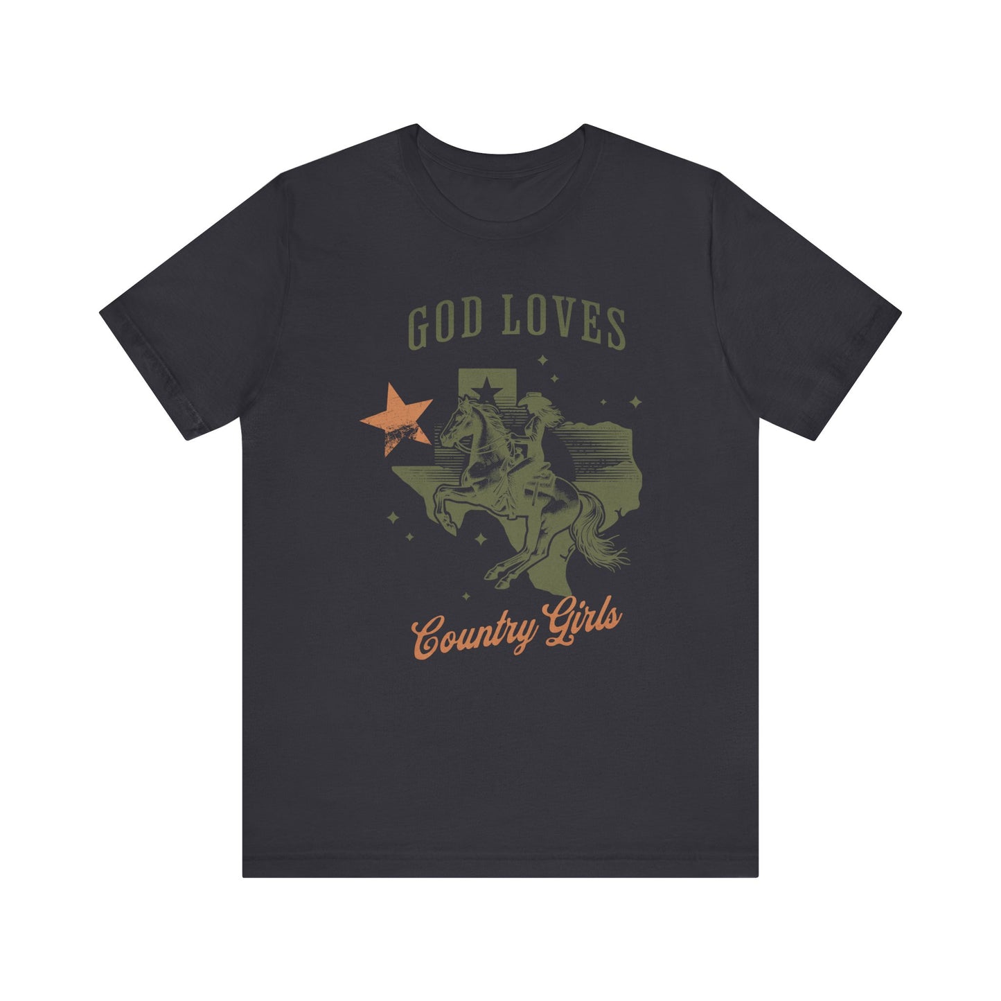 God Loves Country Girls Short Sleeve Tee