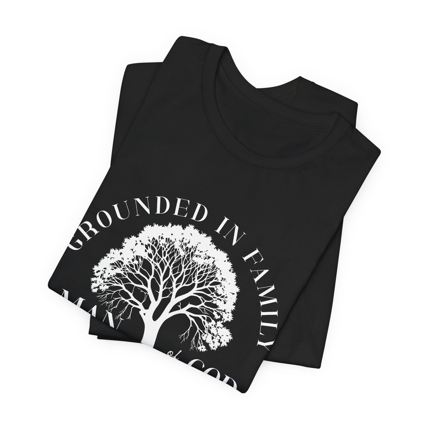 Man of God White Letter Short Sleeve Tee