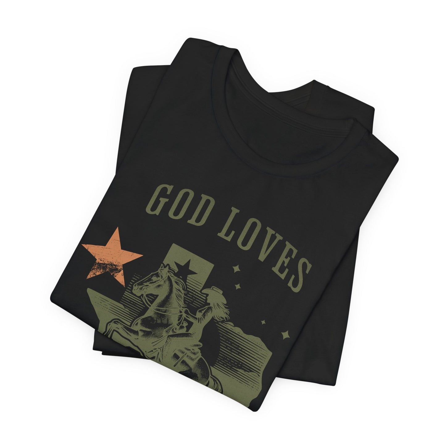 God Loves Country Girls Short Sleeve Tee