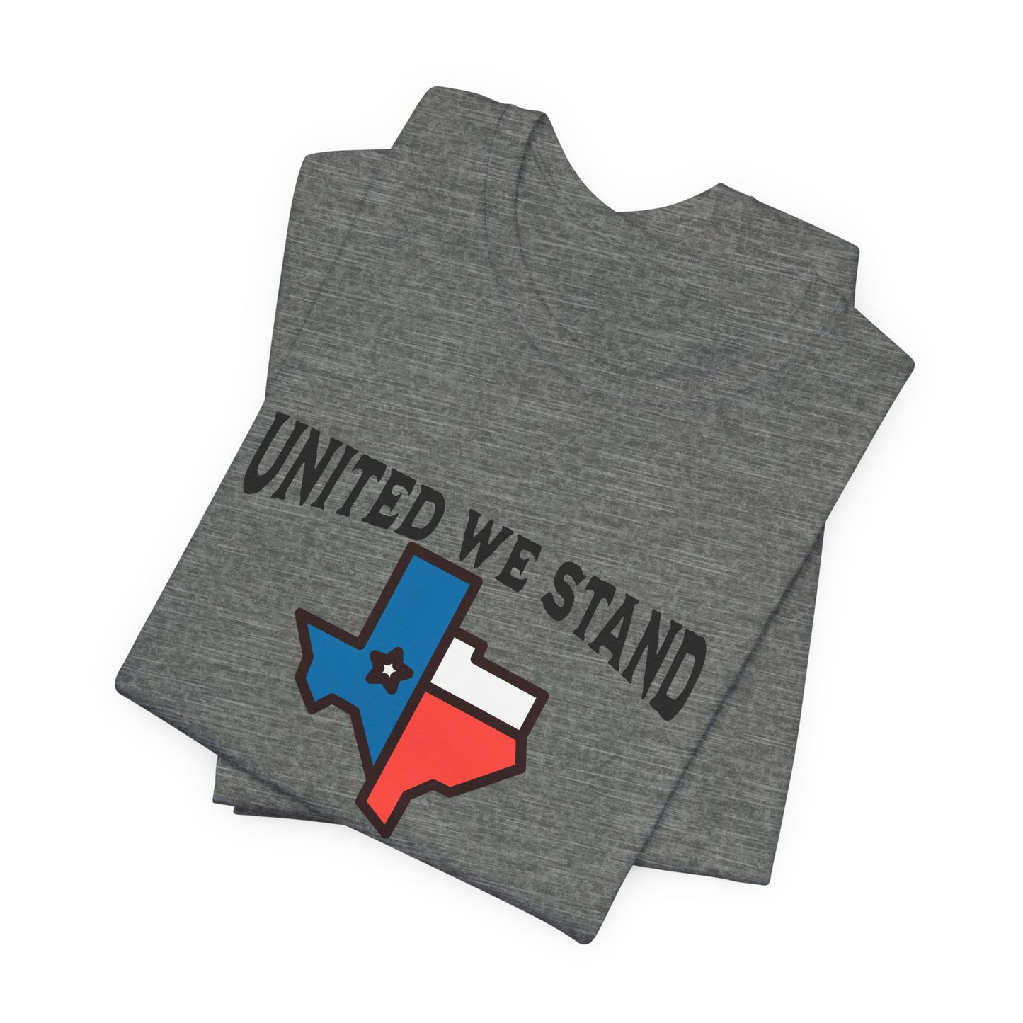 United we Stand Black Letter Short Sleeve Tee