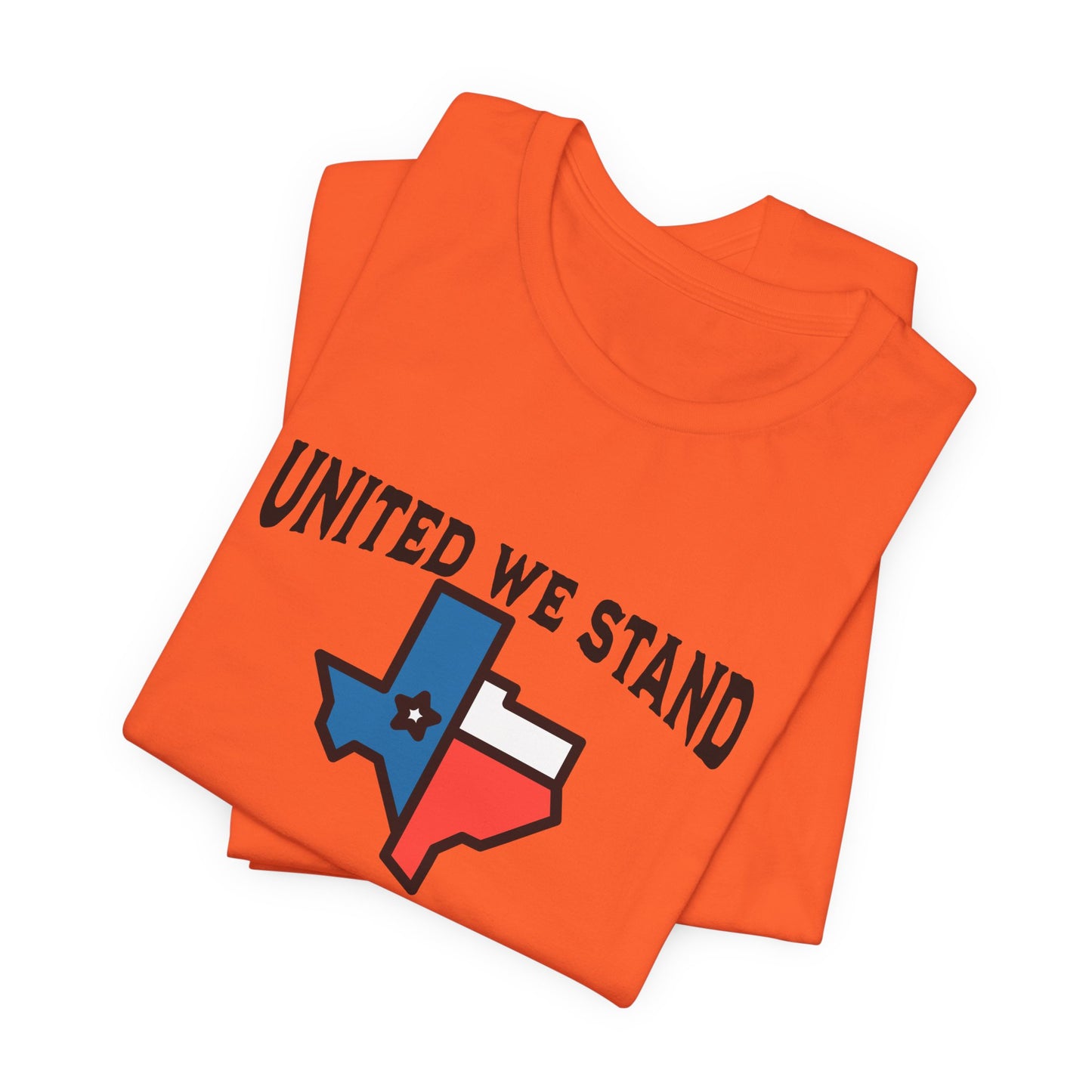 United we Stand Black Letter Short Sleeve Tee
