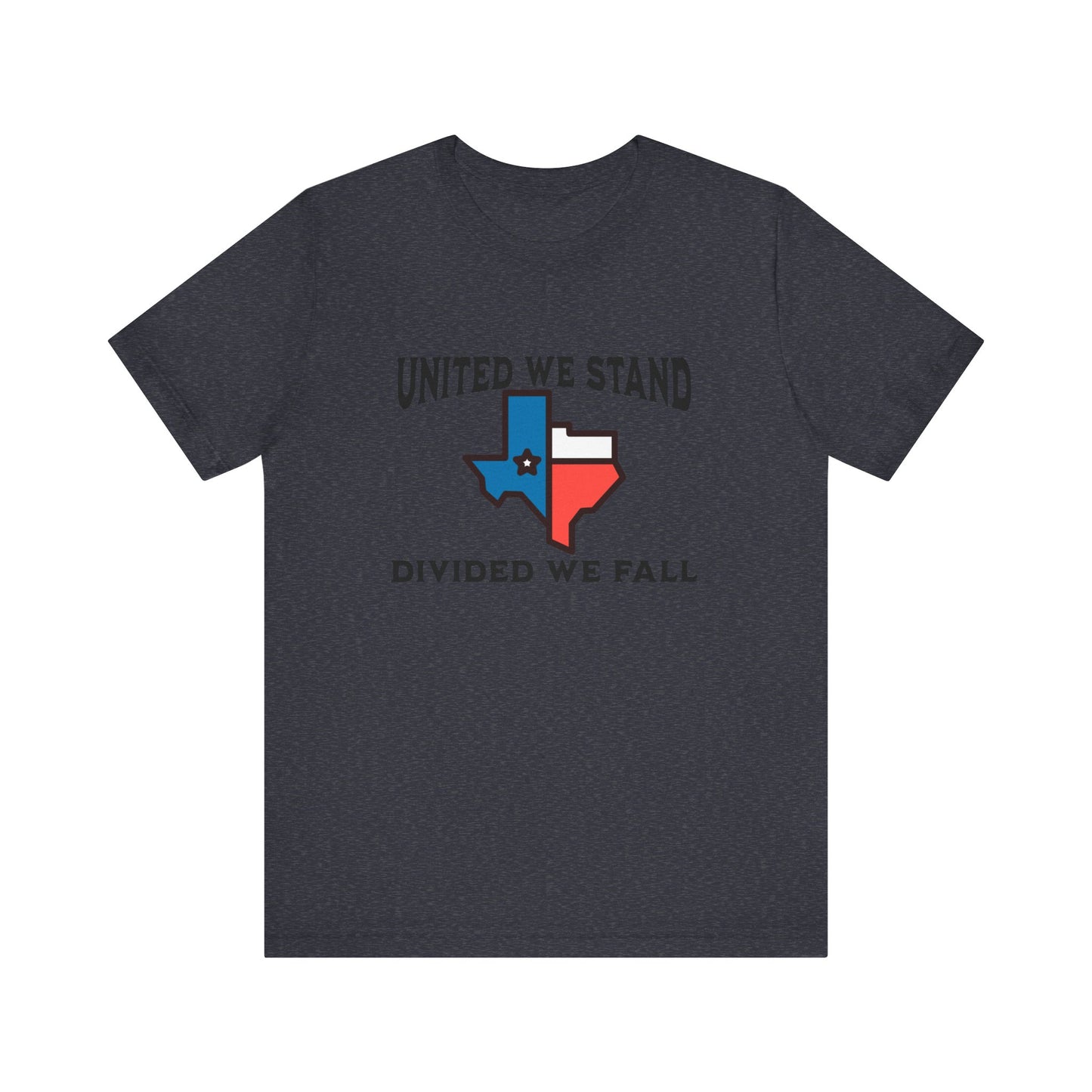 United we Stand Black Letter Short Sleeve Tee