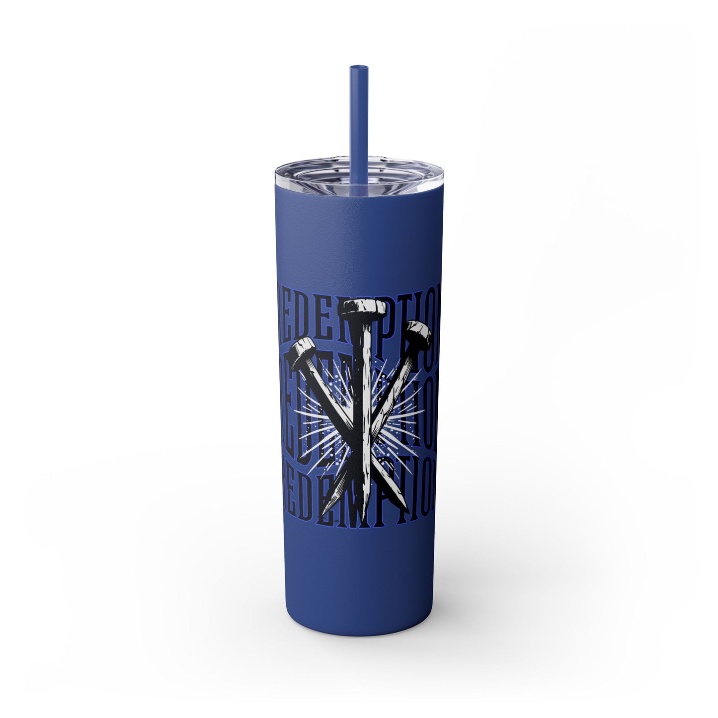 Redemption Skinny Tumbler with Straw, 20oz