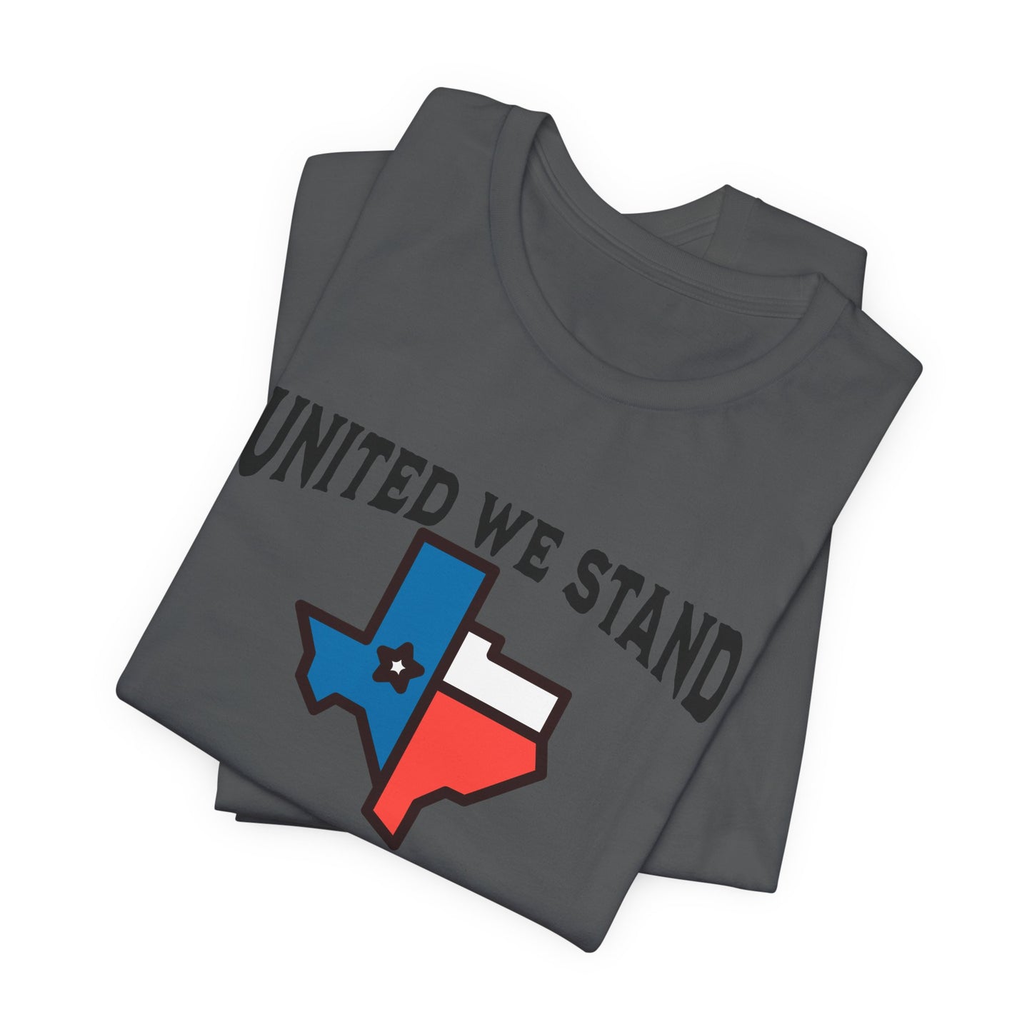 United We Stand Black Letter Short Sleeve Tee