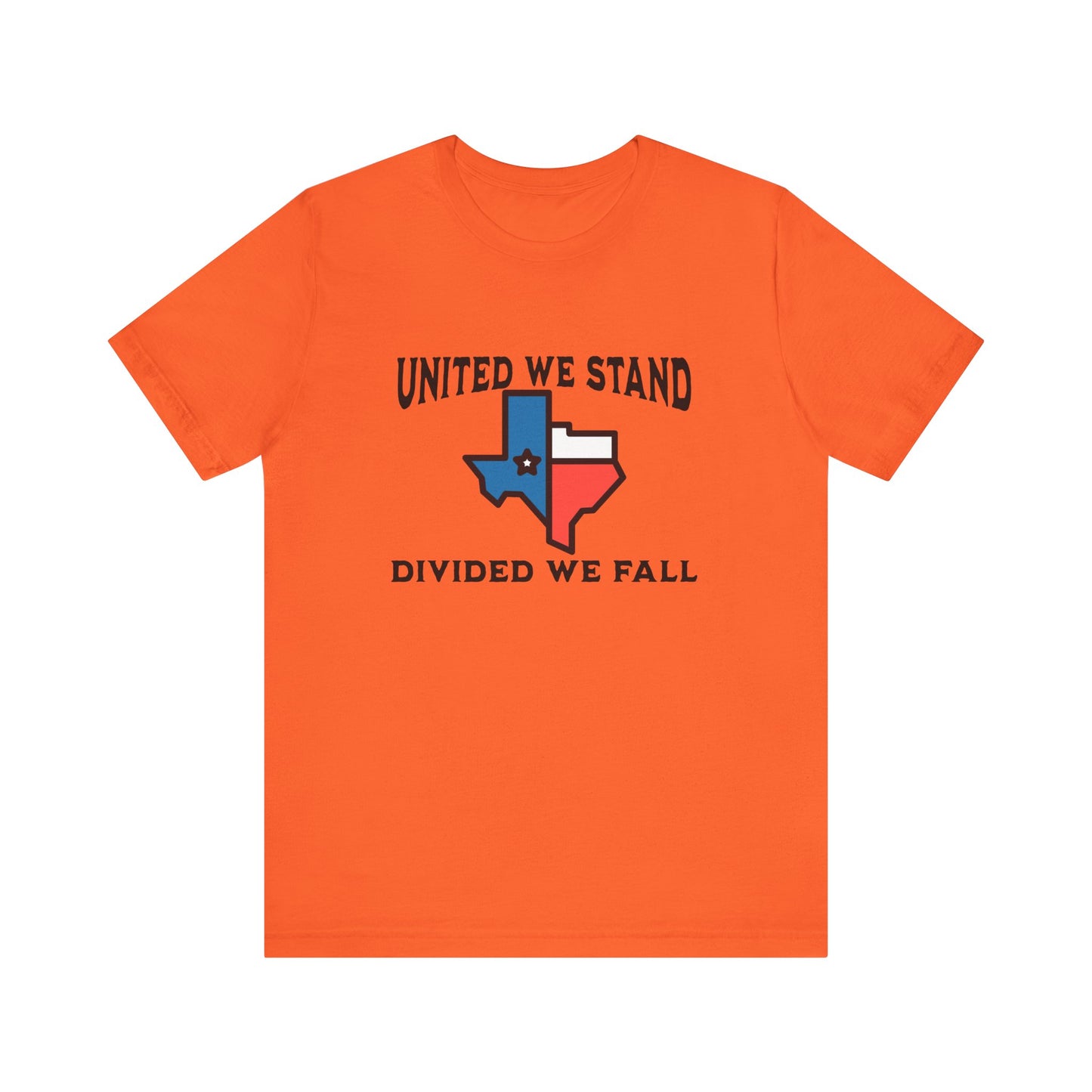 United we Stand Black Letter Short Sleeve Tee