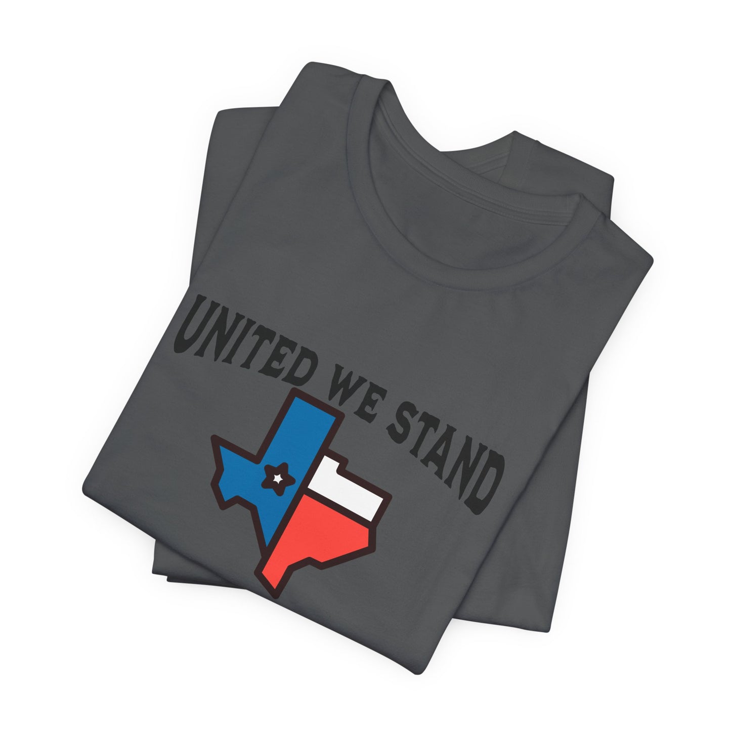 United we Stand Black Letter Short Sleeve Tee