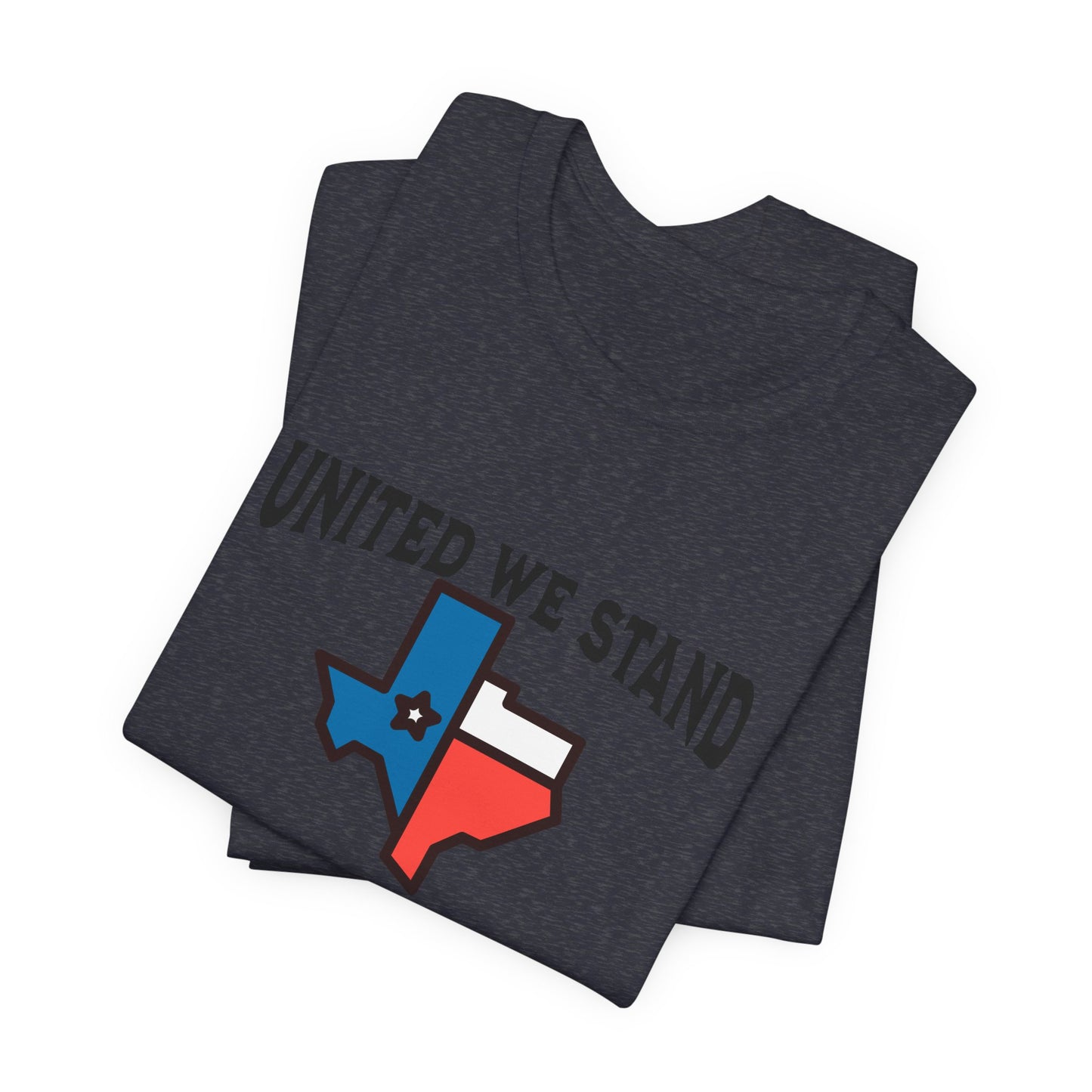 United we Stand Black Letter Short Sleeve Tee