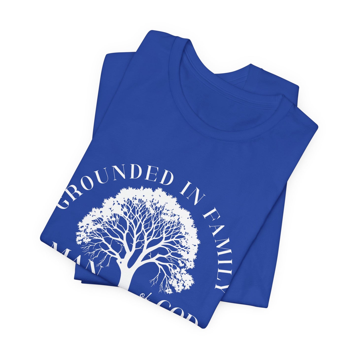 Man of God White Letter Short Sleeve Tee