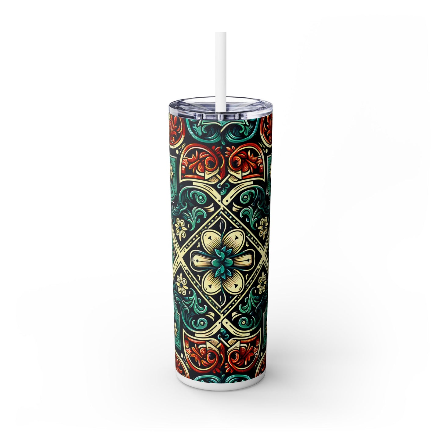 Star Skinny Tumbler with Straw, 20oz