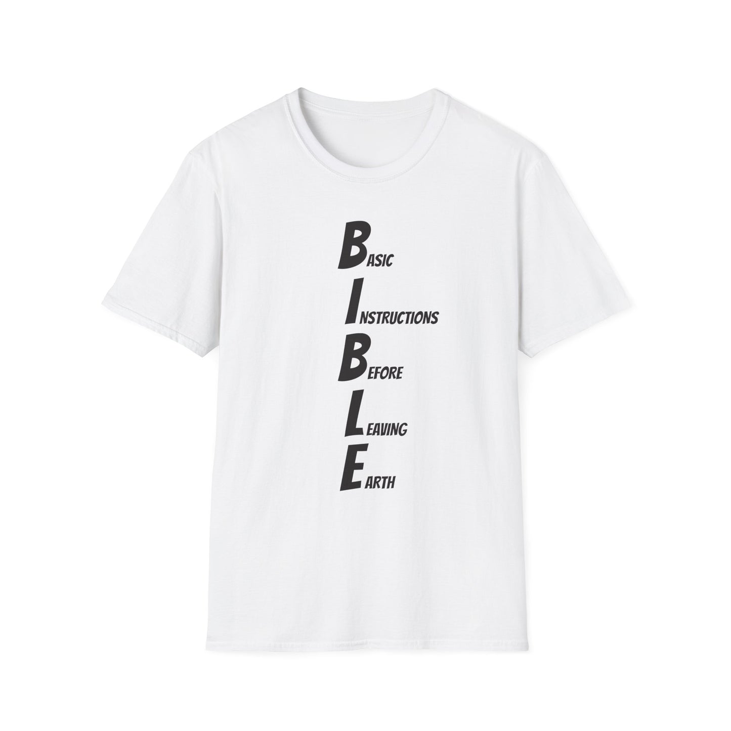 Bible Black Letter Softstyle T-Shirt