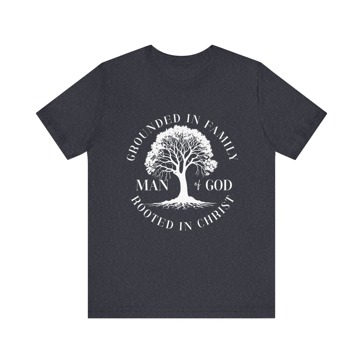 Man of God White Letter Short Sleeve Tee