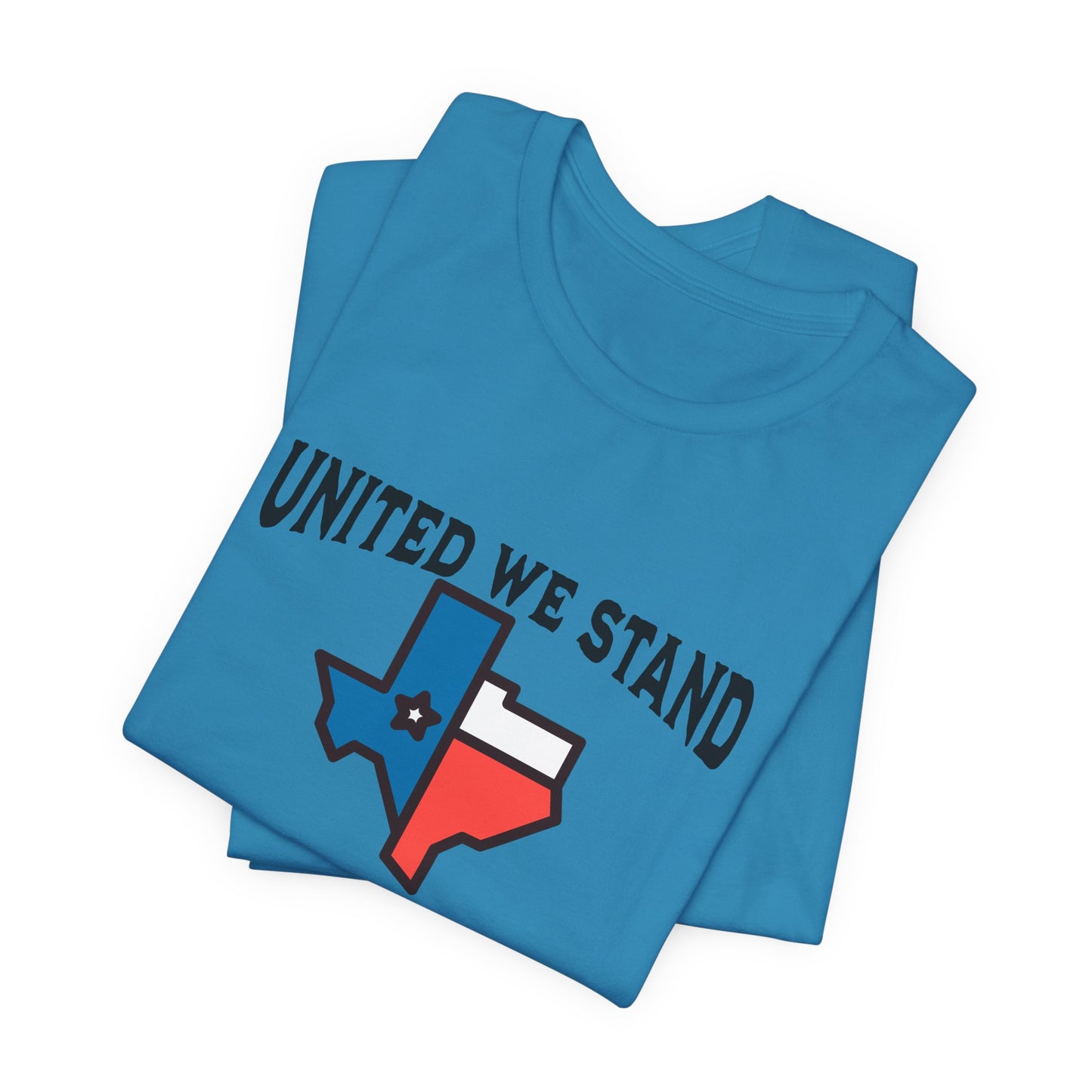 United we Stand Black Letter Short Sleeve Tee