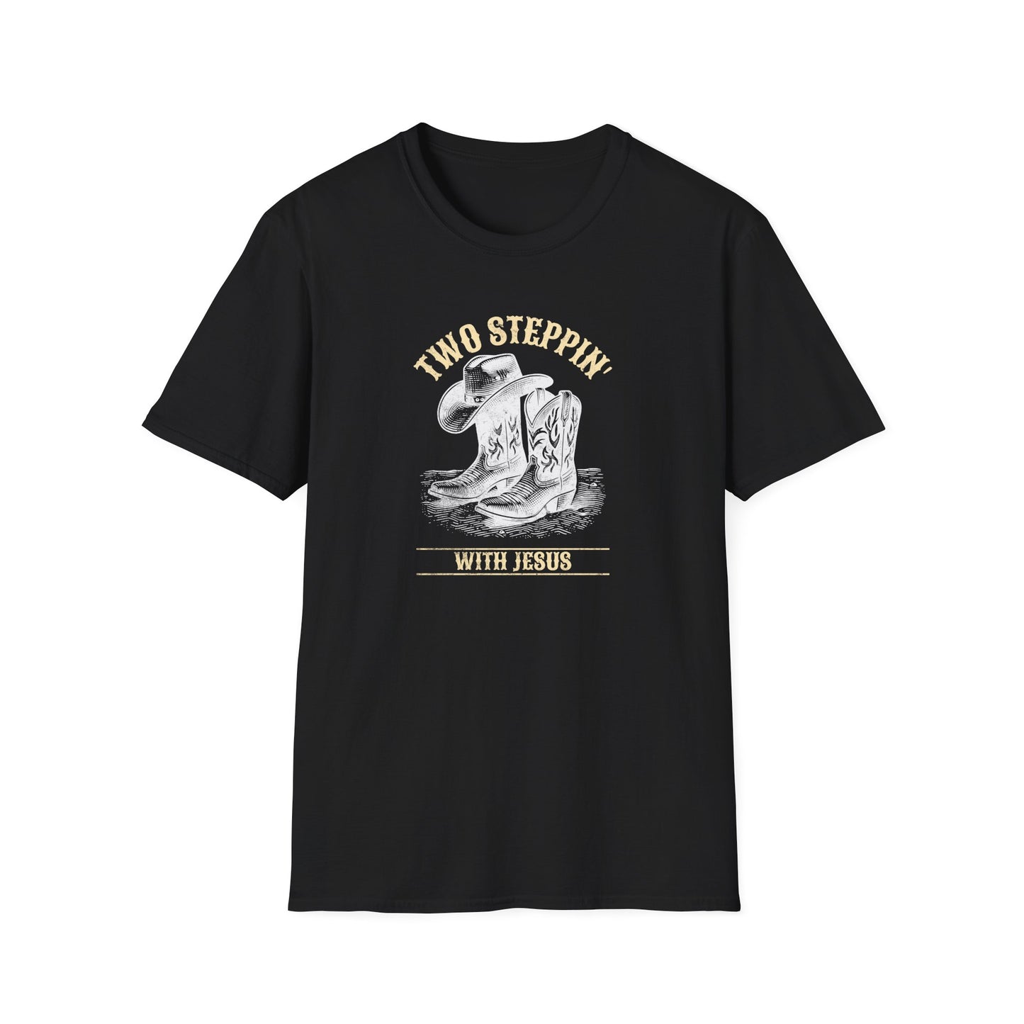 Two Steppin' With Jesus Softstyle T-Shirt