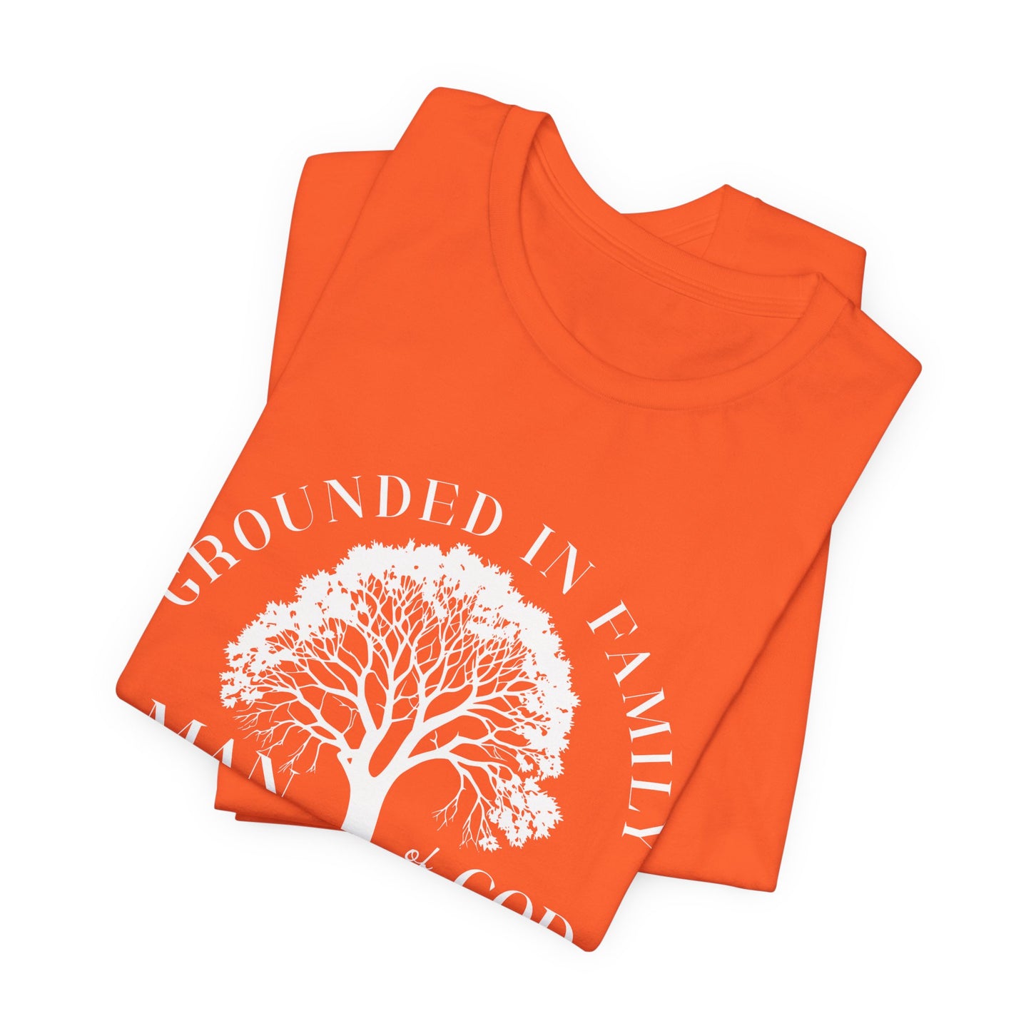 Man of God White Letter Short Sleeve Tee