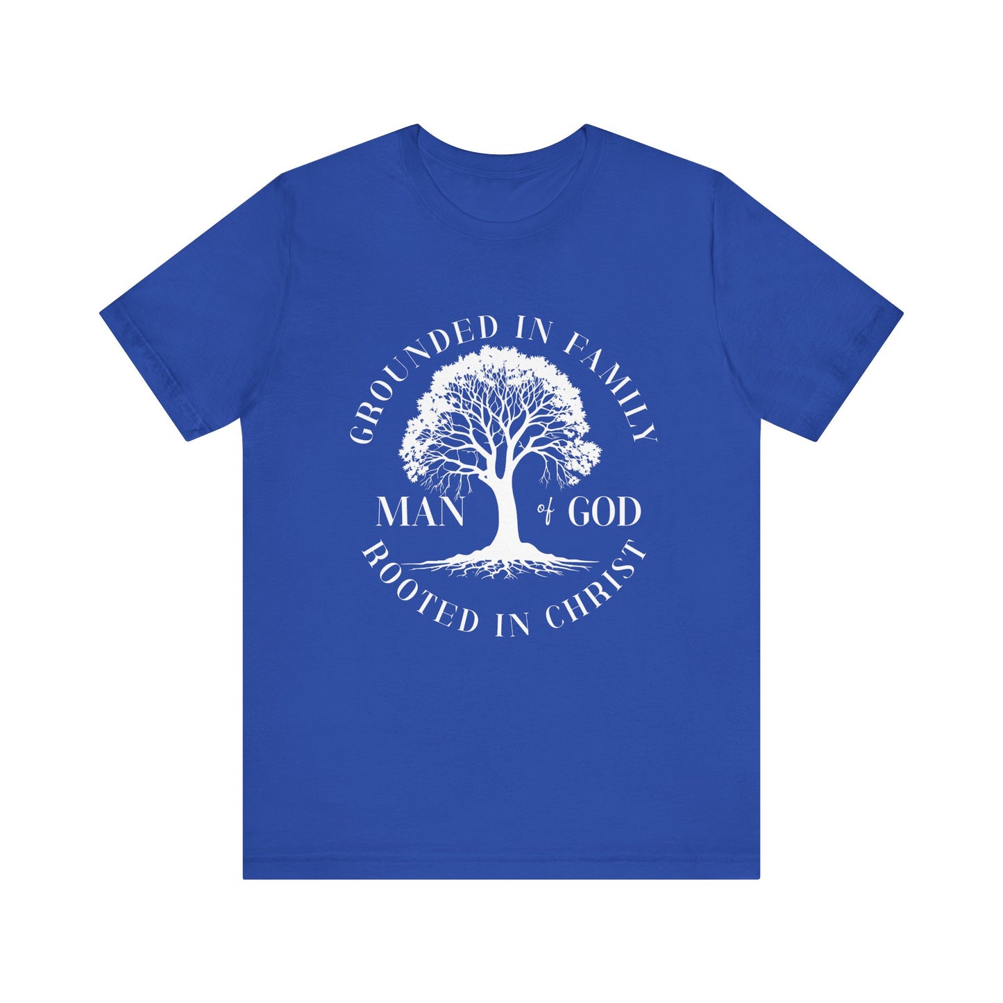 Man of God White Letter Short Sleeve Tee