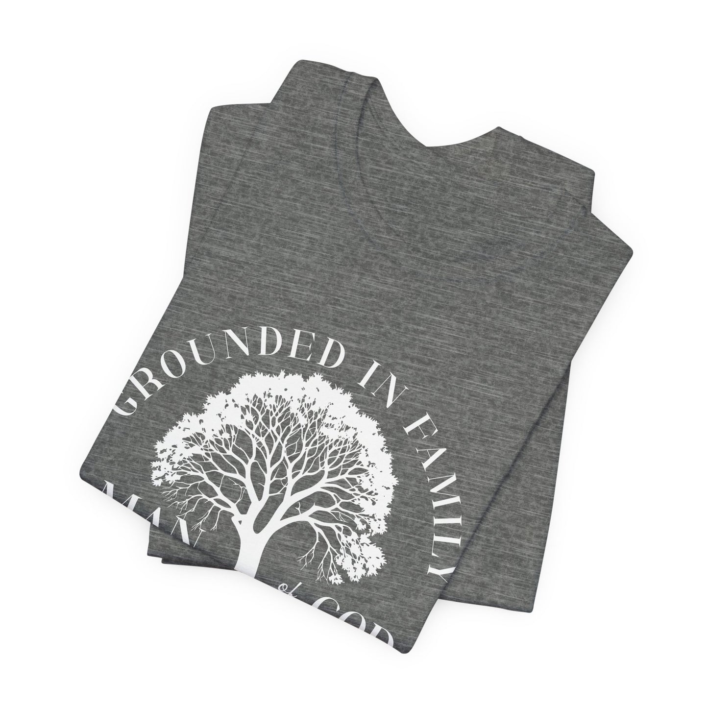 Man of God White Letter Short Sleeve Tee