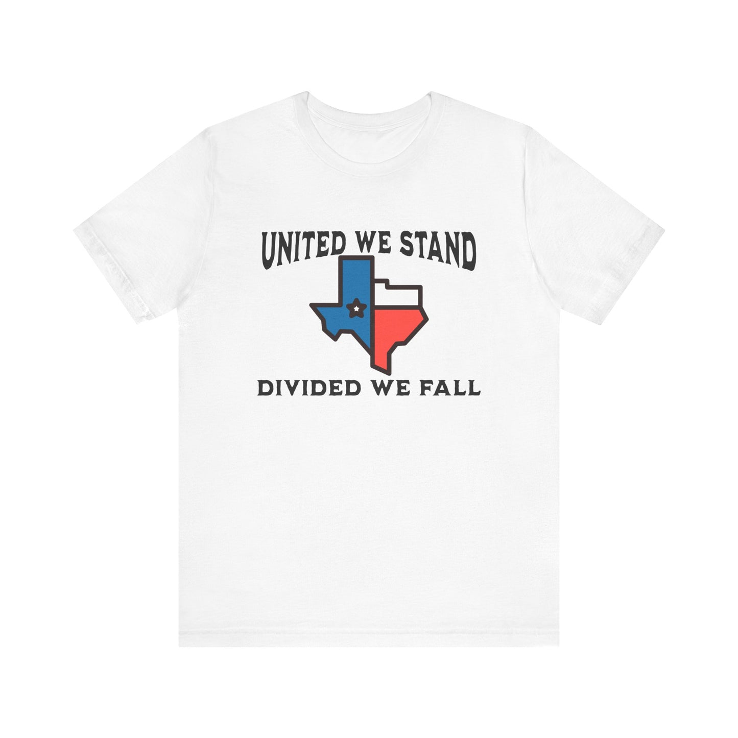 United We Stand Black Letter Short Sleeve Tee