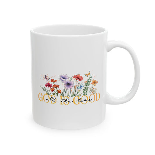 God is Good Ceramic Mug, 11oz