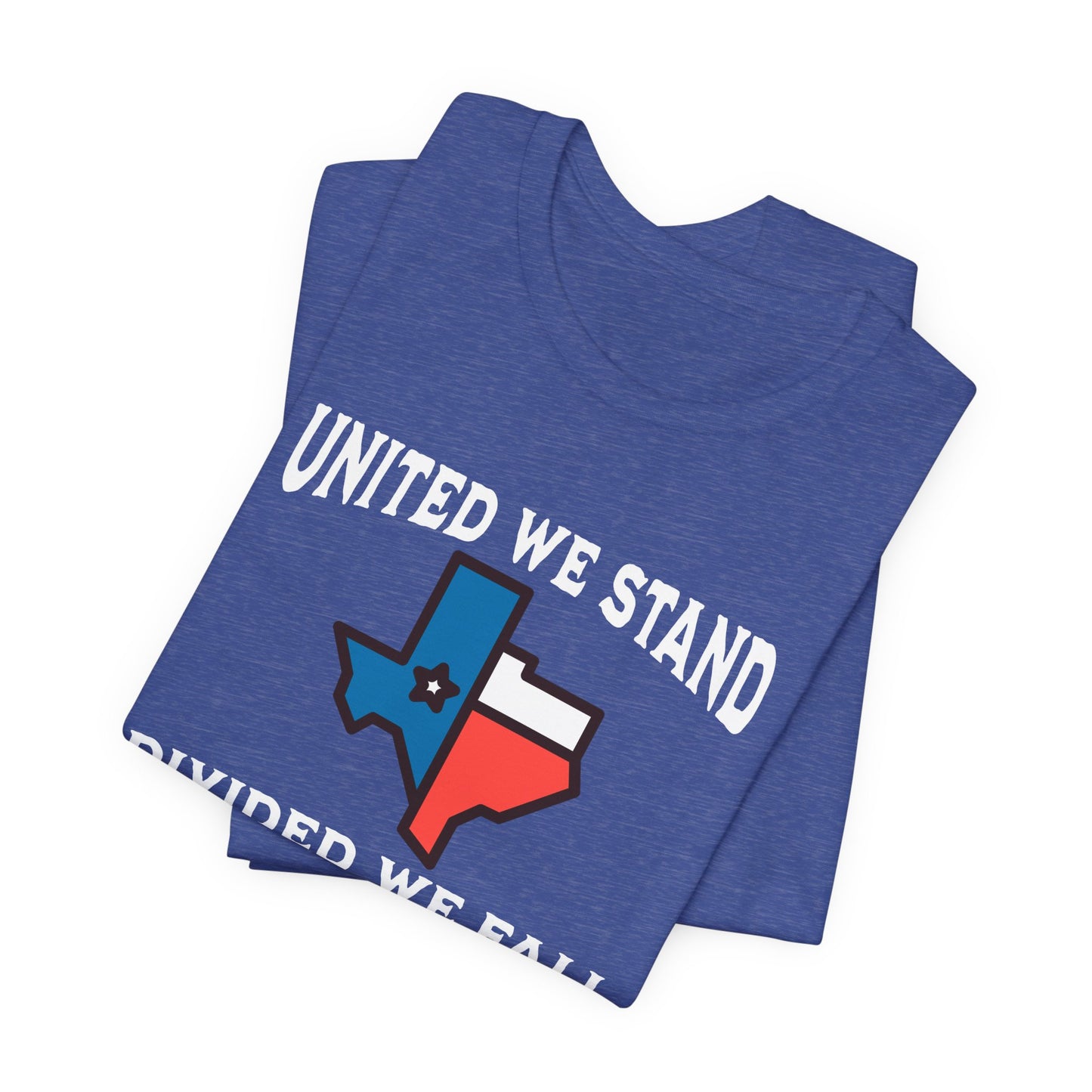 United we Stand White Letter Short Sleeve Tee