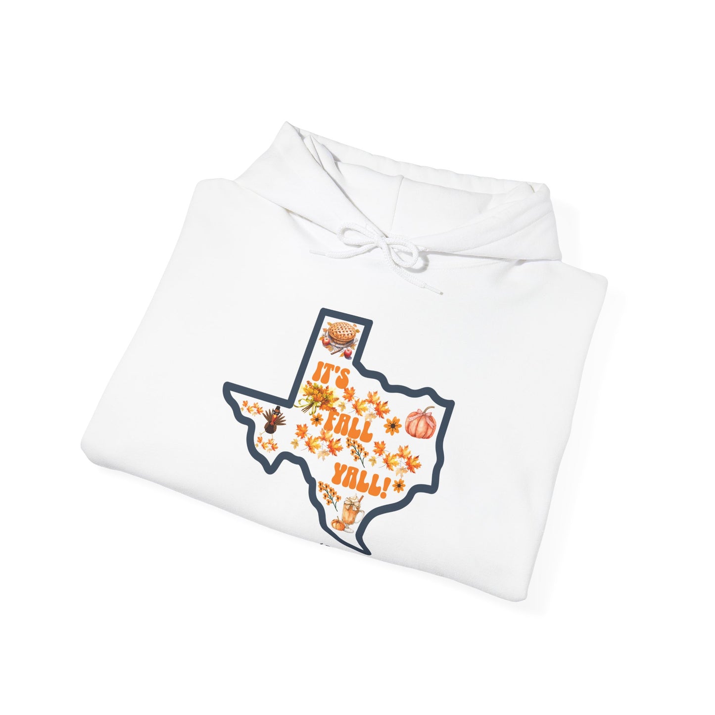 It's Fall Y'all JK It's Texas Hooded Sweatshirt