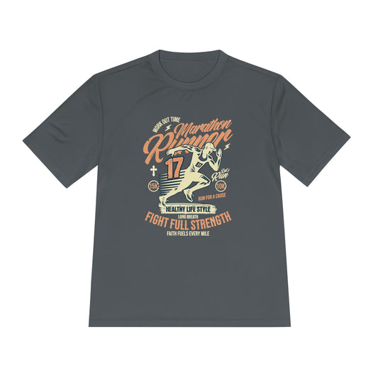 Marathon Runner Moisture Wicking Tee