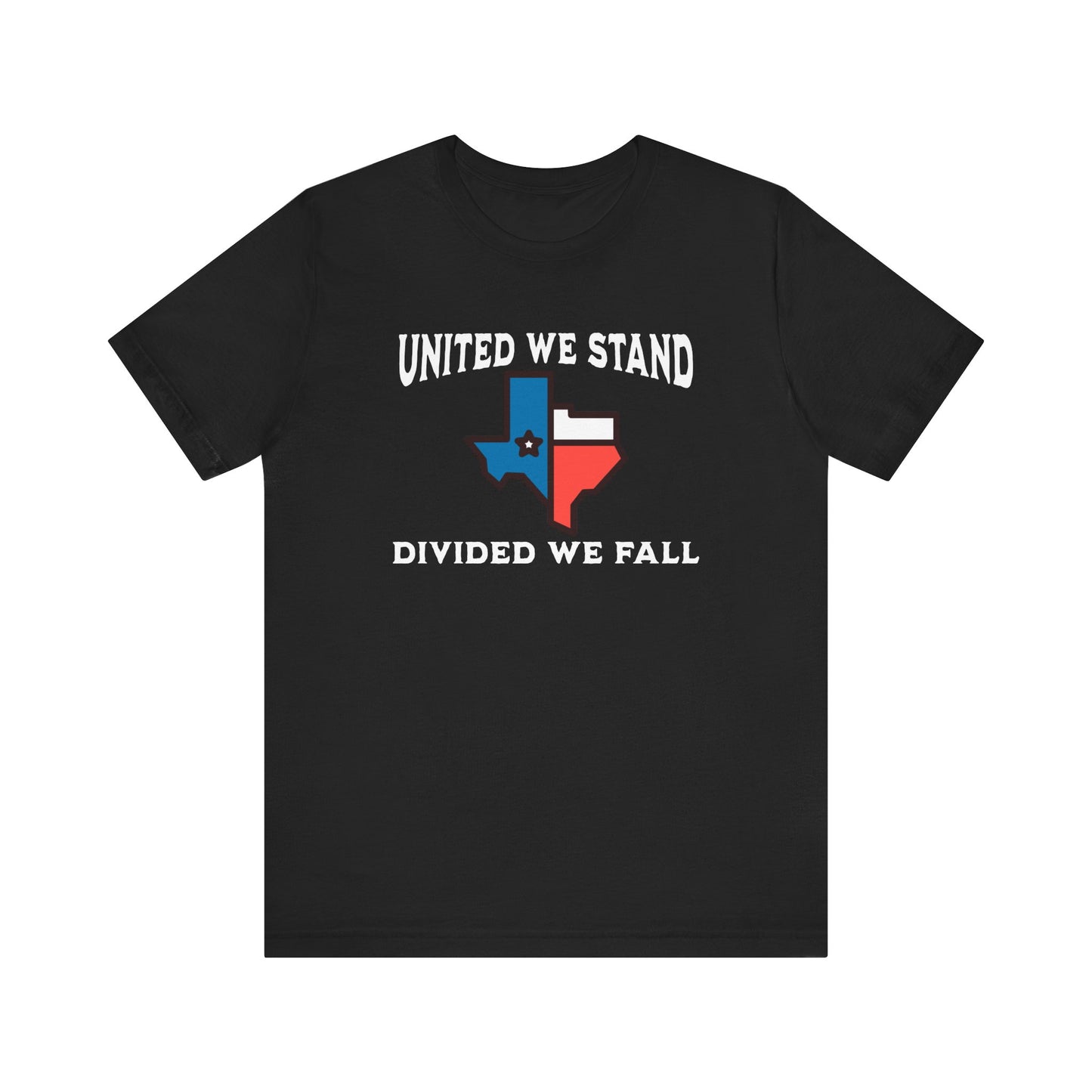 United we Stand White Letter Short Sleeve Tee