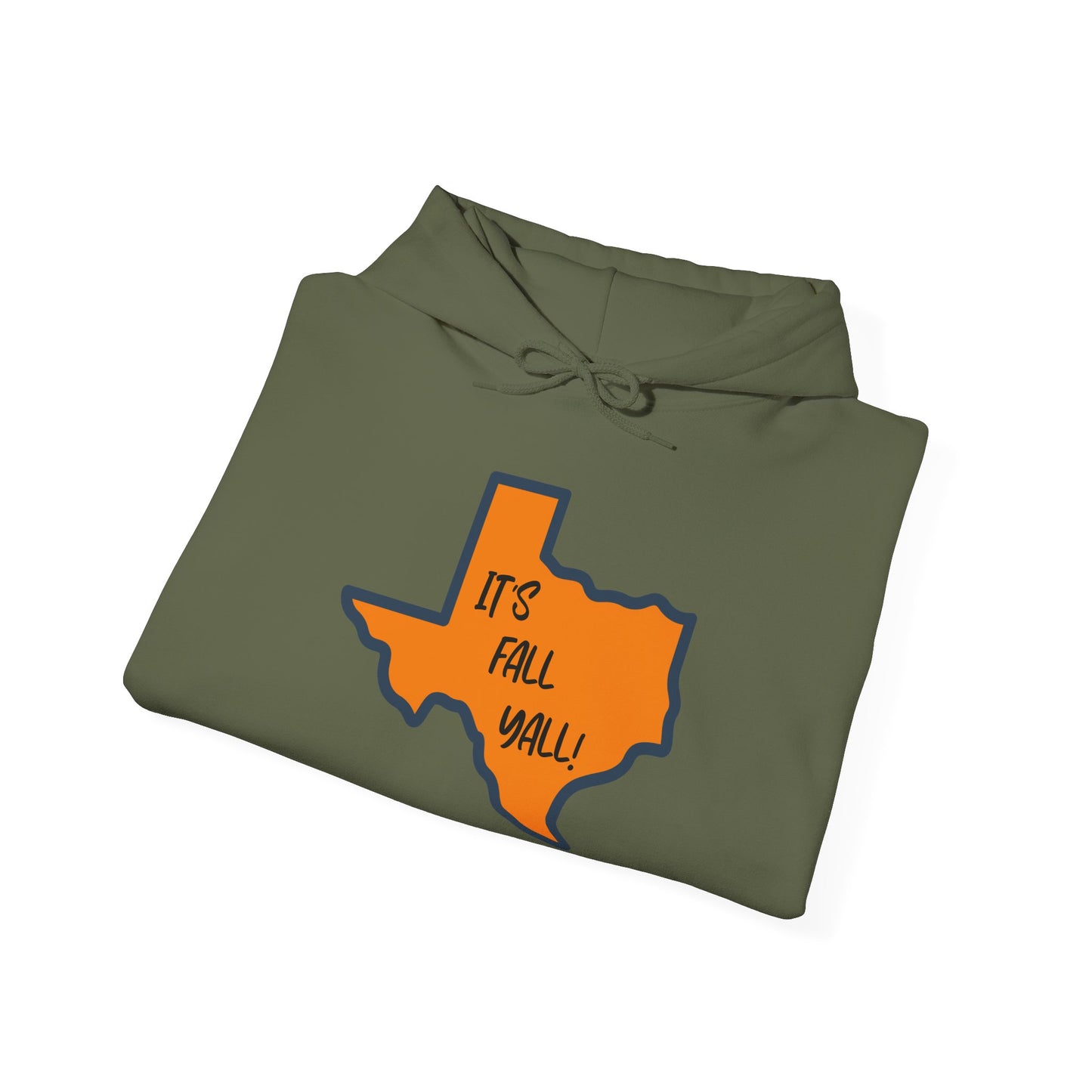 Texas It's Fall Y'all Hooded Sweatshirt