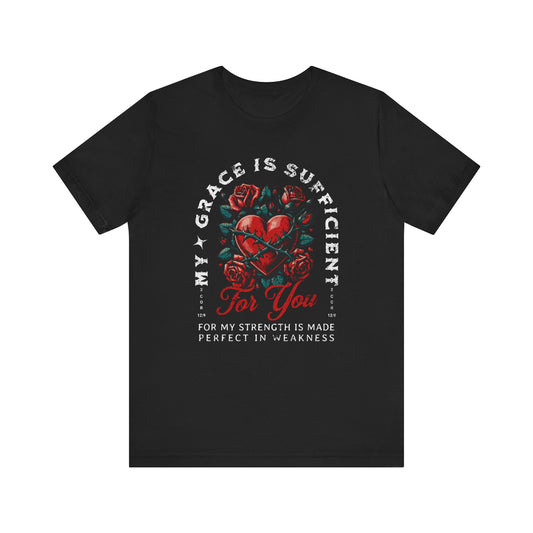 My Grace Is Sufficient Short Sleeve Tee