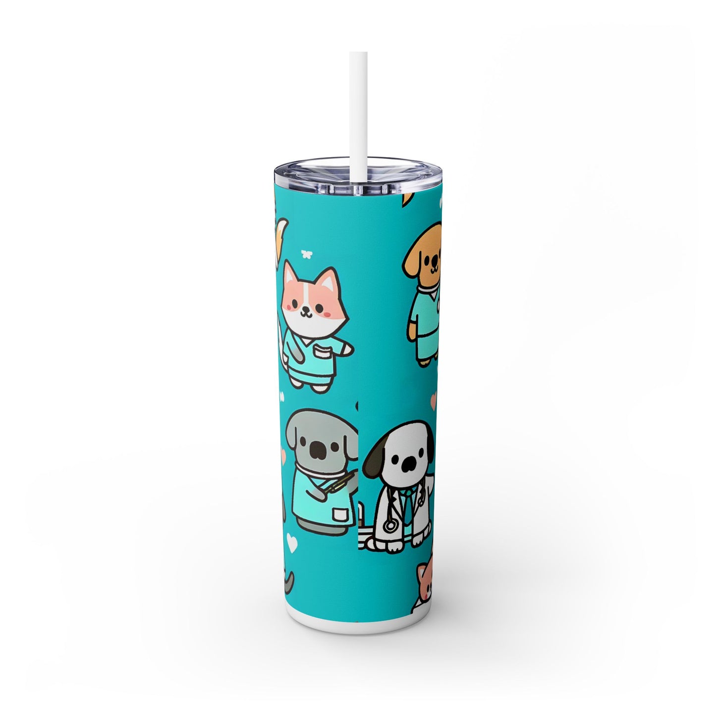 Rad Tech Skinny Tumbler with Straw, 20oz