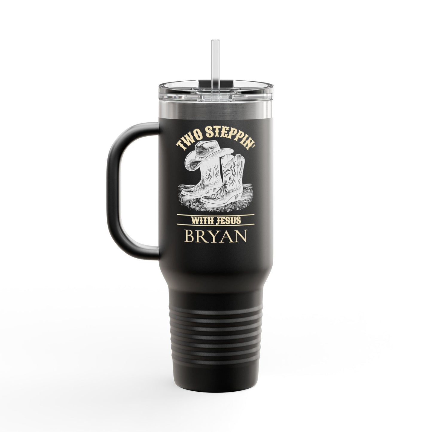 Two Steppin Personalized Insulated Travel Mug, 40oz